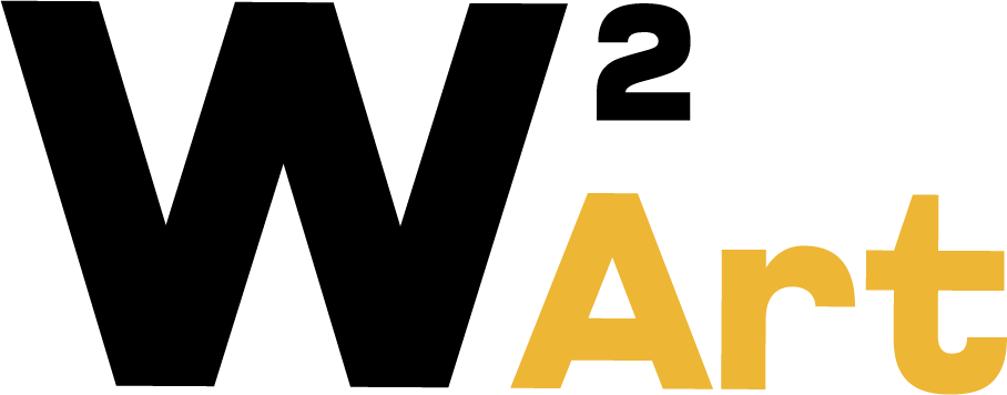 W²Art Logo in Schwarz und Gelb